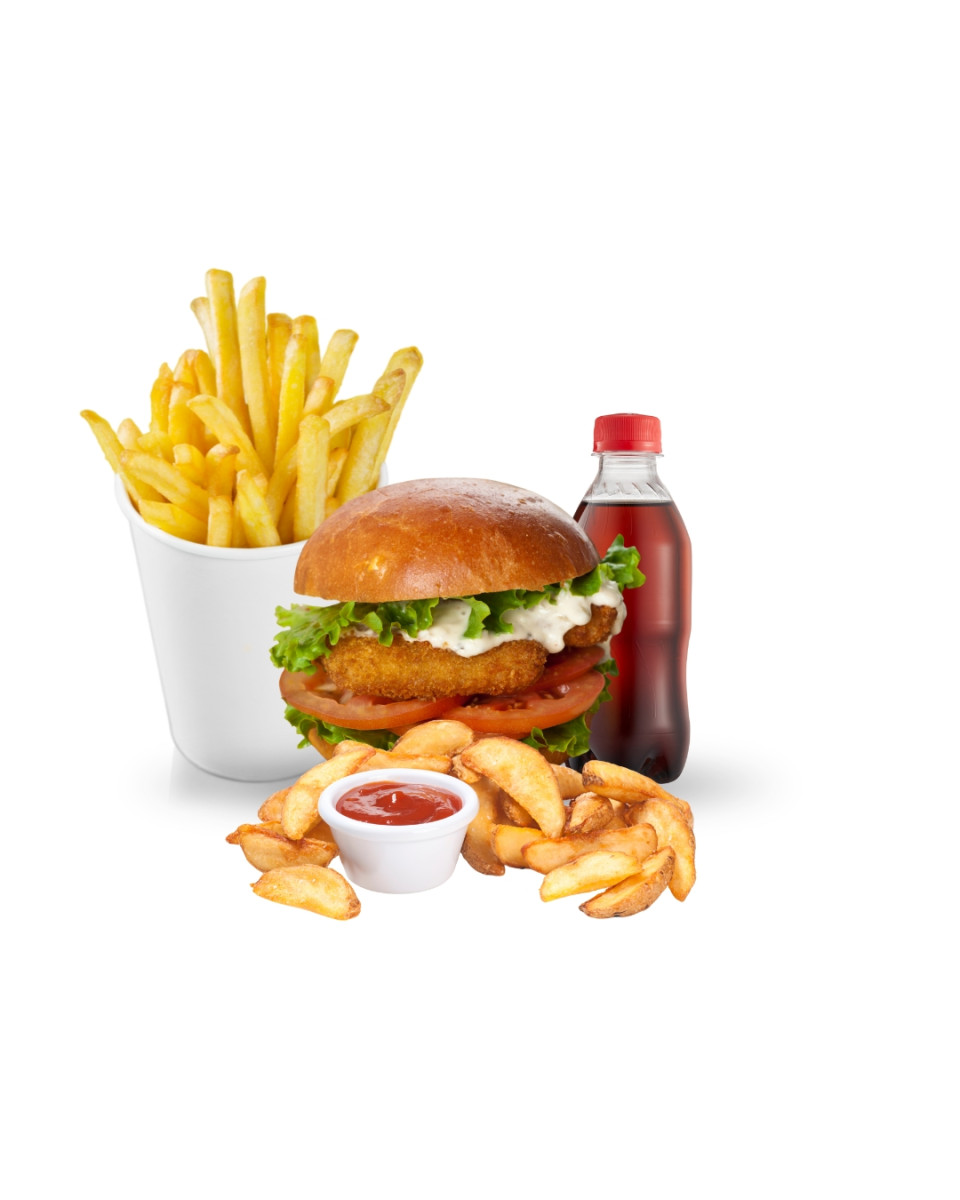 Prawns Burger Combo